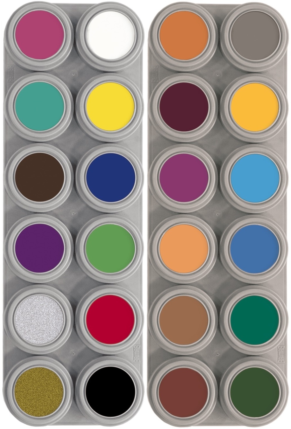 24 colour A&B water palette