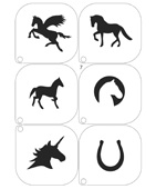 Horsey Stencils - Small Image