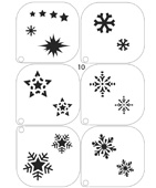 Snowflake Stencils - Small Image