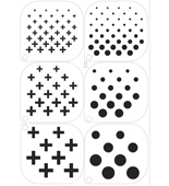 Noughts and Crosses Stencils