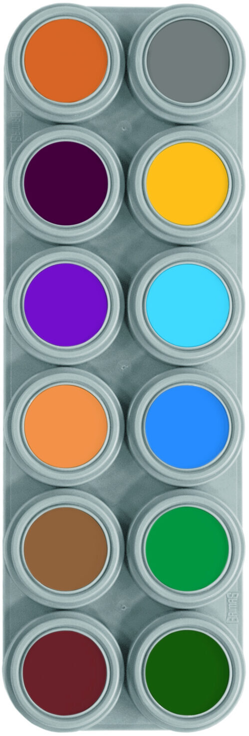 12B Colour water based make-up palette - Small Image