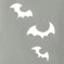 3 Bats Stencil - Small Image