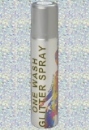 White Glitter Hair Spray - Small Image