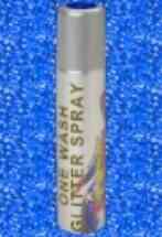 Blue Glitter Hair Spray