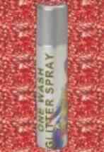 Red Glitter Hair Spray