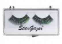 Black & Green Eyelashes 06