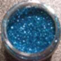 Blue bold glitter