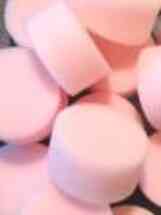 Pink Round Sponge x 15