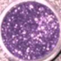 Lilac glitter in screw pot