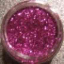 Fuchsia glitter in screw pot