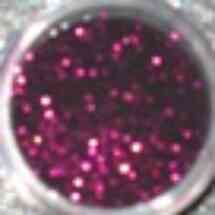 Burgundy glitter in screw pot