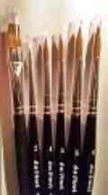 Kolinsky Brushes (Set of 6)