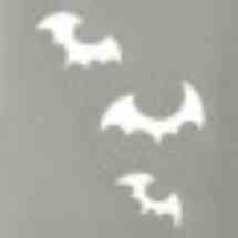 3 Bats Stencil