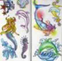 Mermaid & Dolphin Tattoos