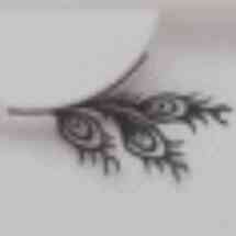 Paper Eye Lash Feather