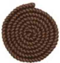 Middle brown wool crepe by the metre