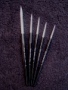 5 Brush Set, black handles - Small Image