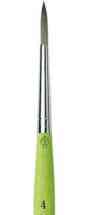 FIT Synthetic Round Brush No.4