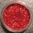 Red glitter in screw pot
