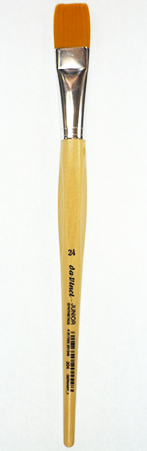 JUNIOR Synthetic Flat Brush No.24 - Large Image