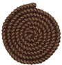 Middle brown wool crepe by the metre - Small Image