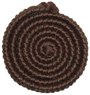 Dark brown wool crepe by the metre - Small Image