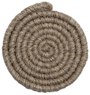 Light brown grey wool crepe by the metre - Small Image