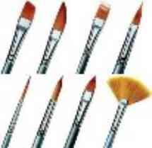 Set of 10 Silverline Brushes